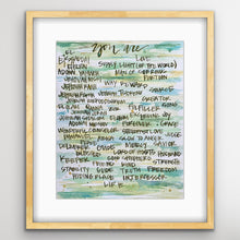 Load image into Gallery viewer, 8x10 names of God (unframed)

