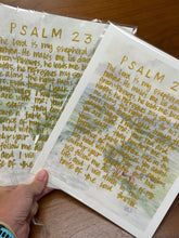 Load image into Gallery viewer, Psalm 23 print
