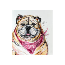 Load image into Gallery viewer, Bulldog print, unframed
