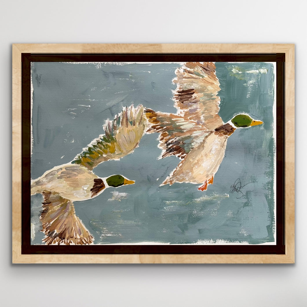 unframed duck paper piece